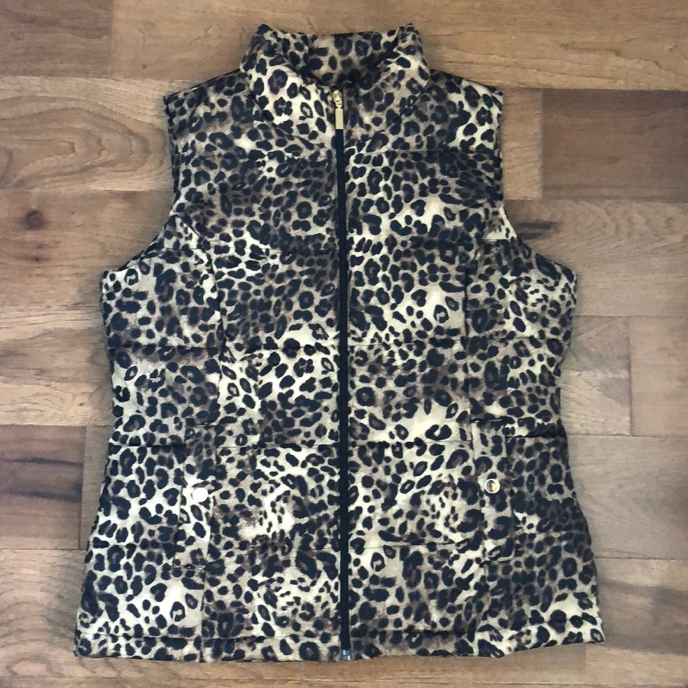 Cheetah print vest!